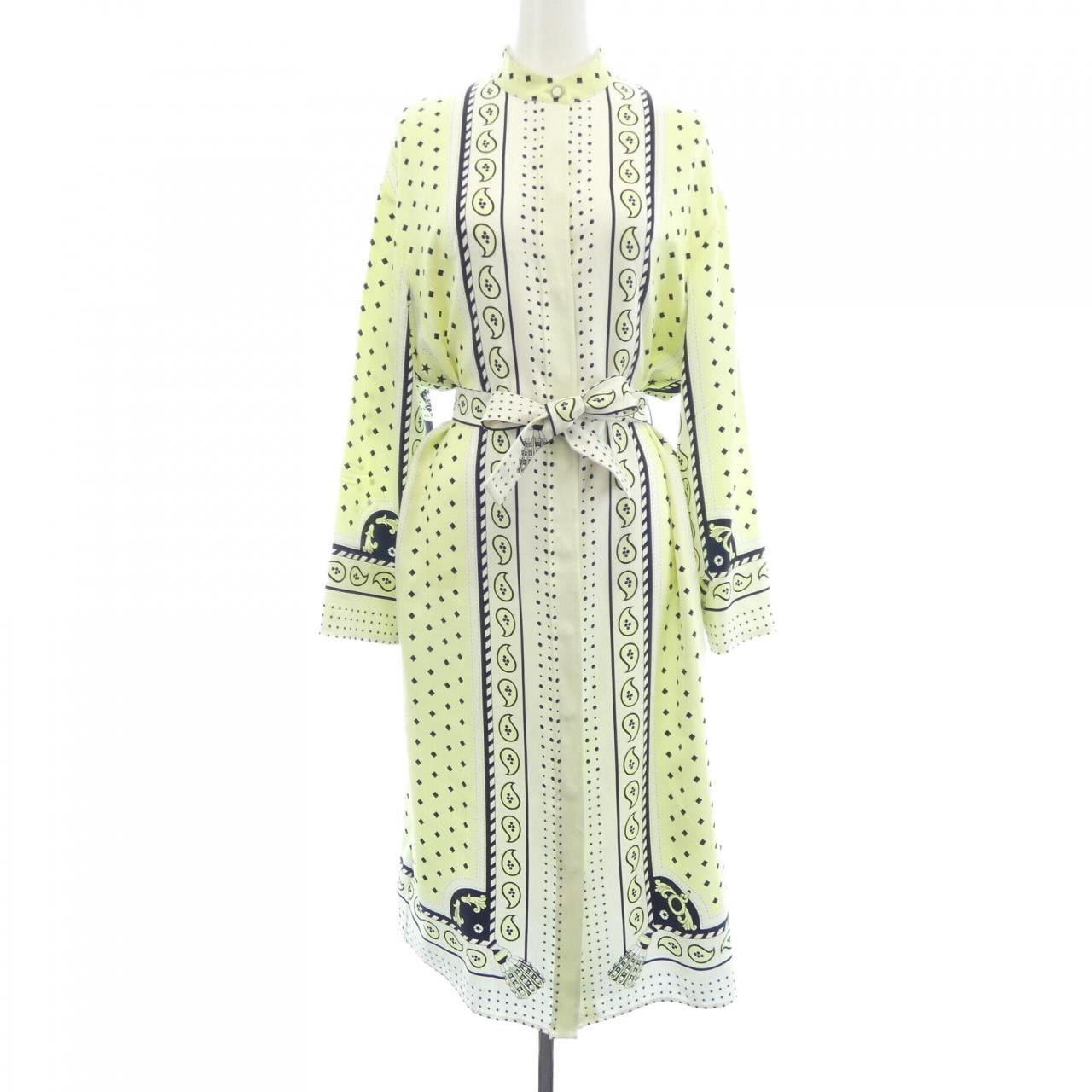 エルメス HERMES HARNAIS DE COUR 2H0522DU ツイルレーヌ ワンピース