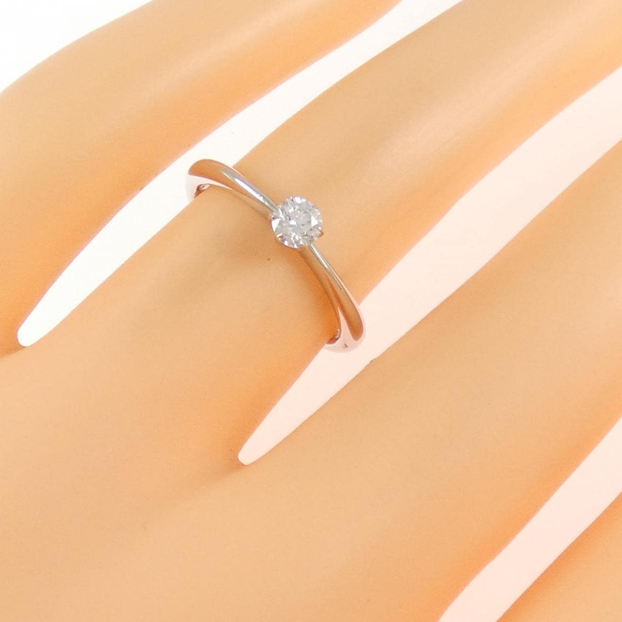 ロイヤル アッシャー ダイヤモンド リング 0.15CT