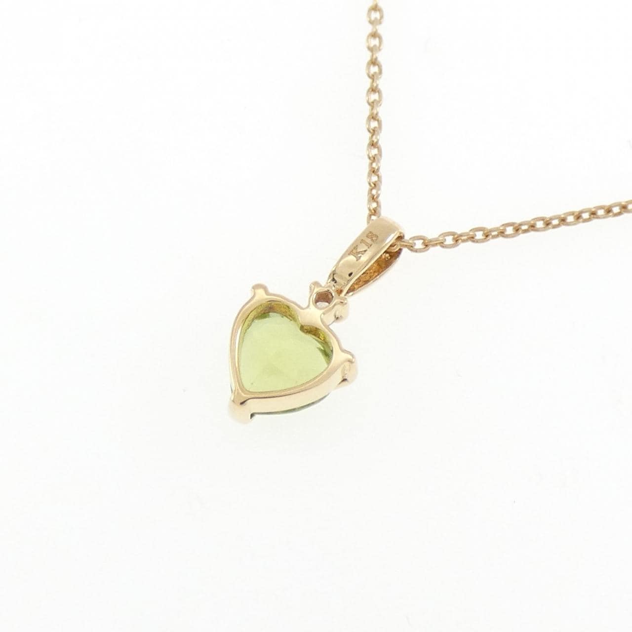 K18YG/K10YG ペリドット ネックレス