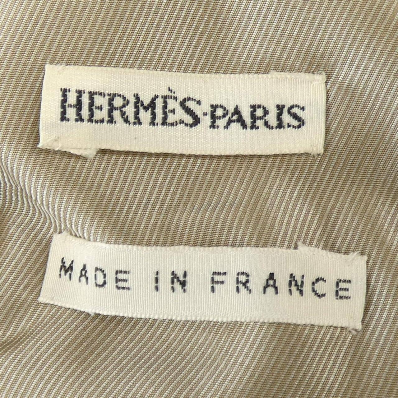 【ヴィンテージ】エルメス HERMES EX-LIBRIS ツイルレーヌ. ブルゾン