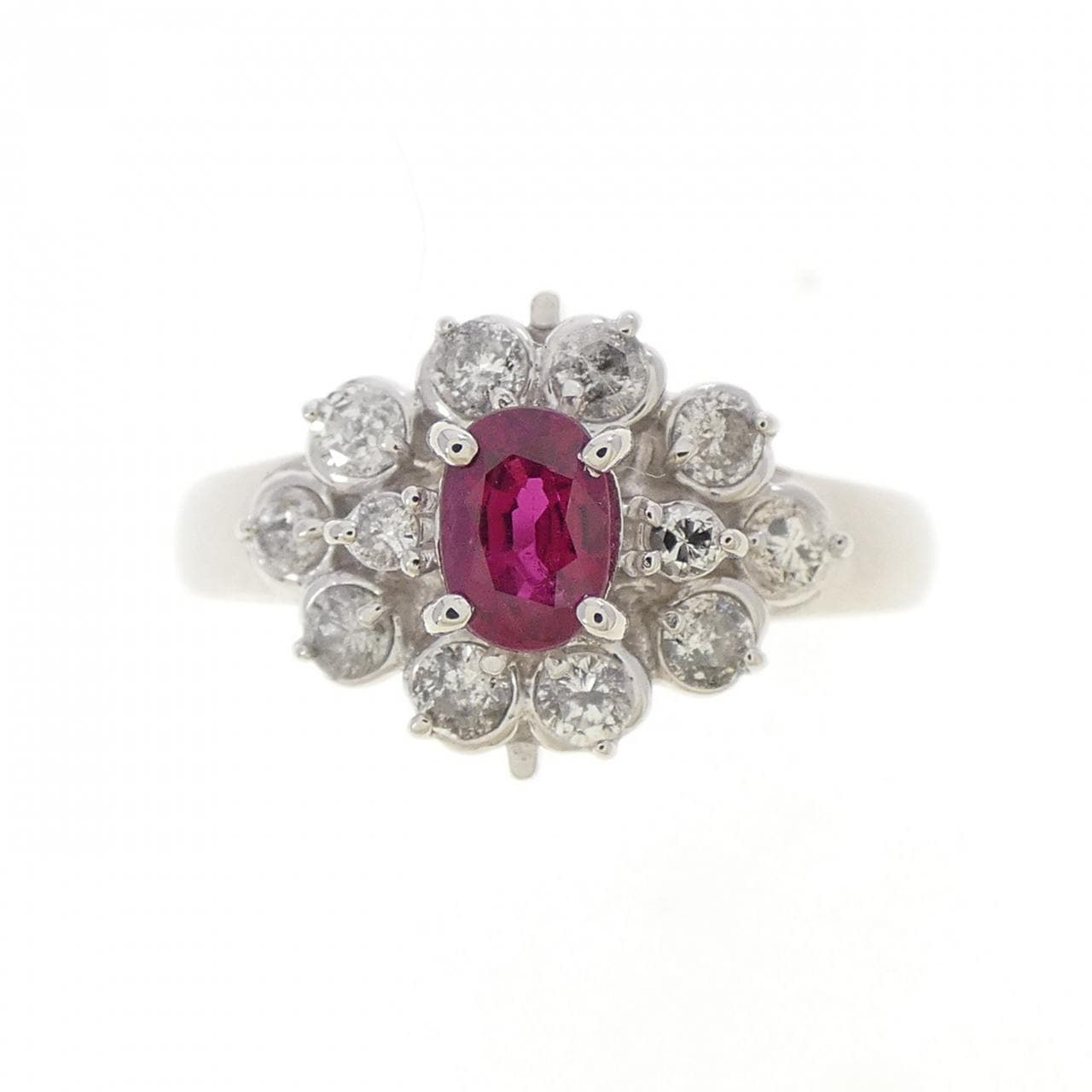 PT900 ルビー リング 0.30CT