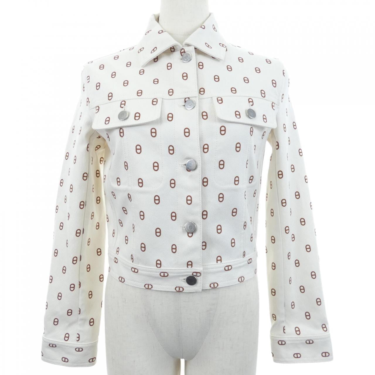 エルメス HERMES シェーヌ･ダンクル　クルー･ド･セル 4E0215D3 ジャケット