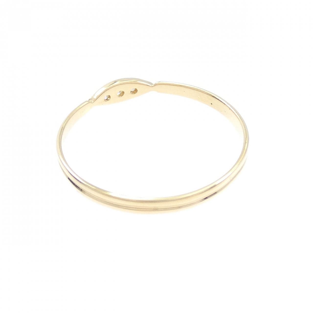 K18YG ダイヤモンド リング 0.03CT