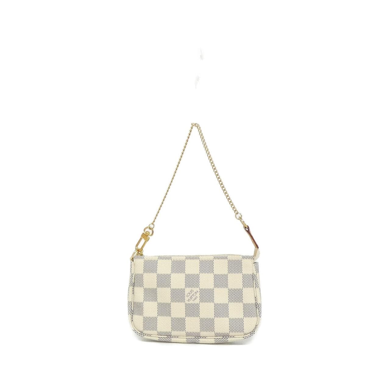 ルイヴィトン ダミエ アズール ミニ ポシェット アクセソワール N58010 アクセサリーポーチ