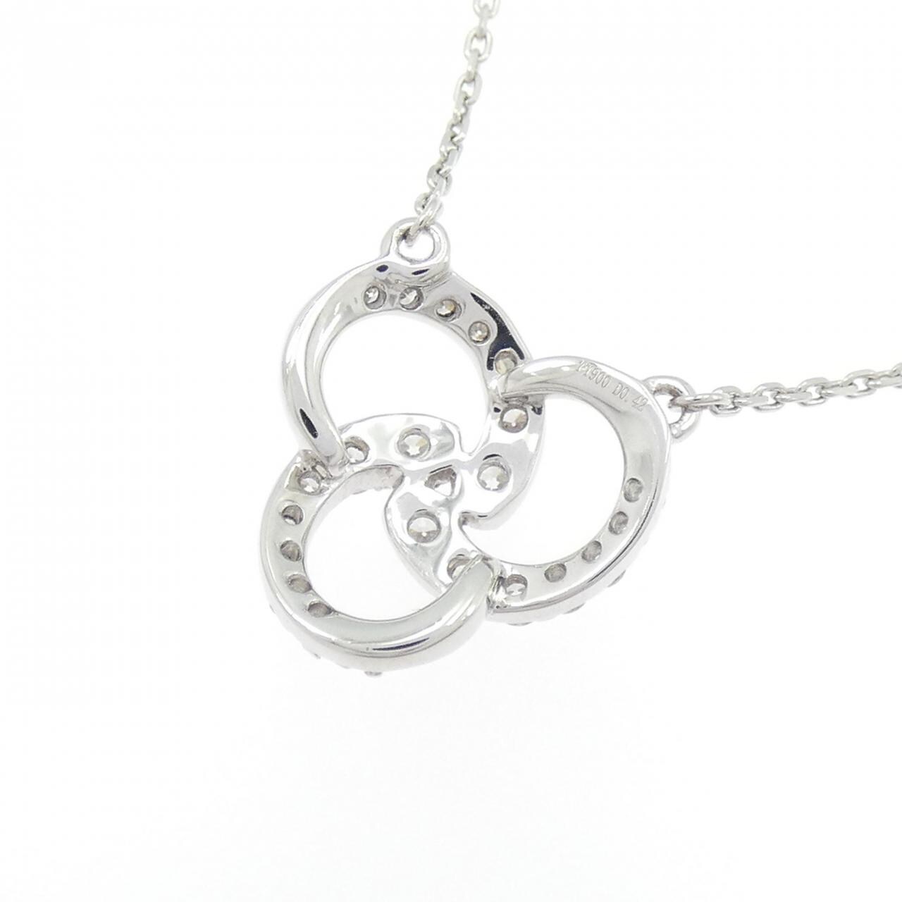 PT900/PT850 ダイヤモンド ネックレス 0.42CT