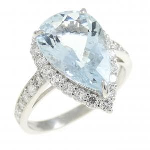 【新品】PT アクアマリン リング 2.69CT