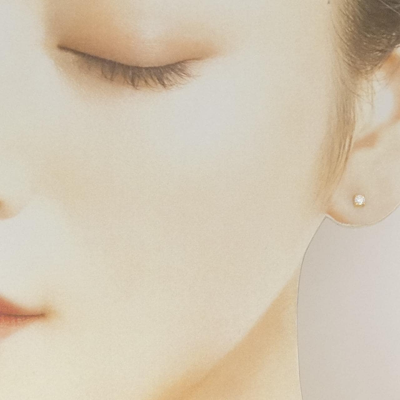 【リメイク】K18YG ダイヤモンド ピアス 0.10CT