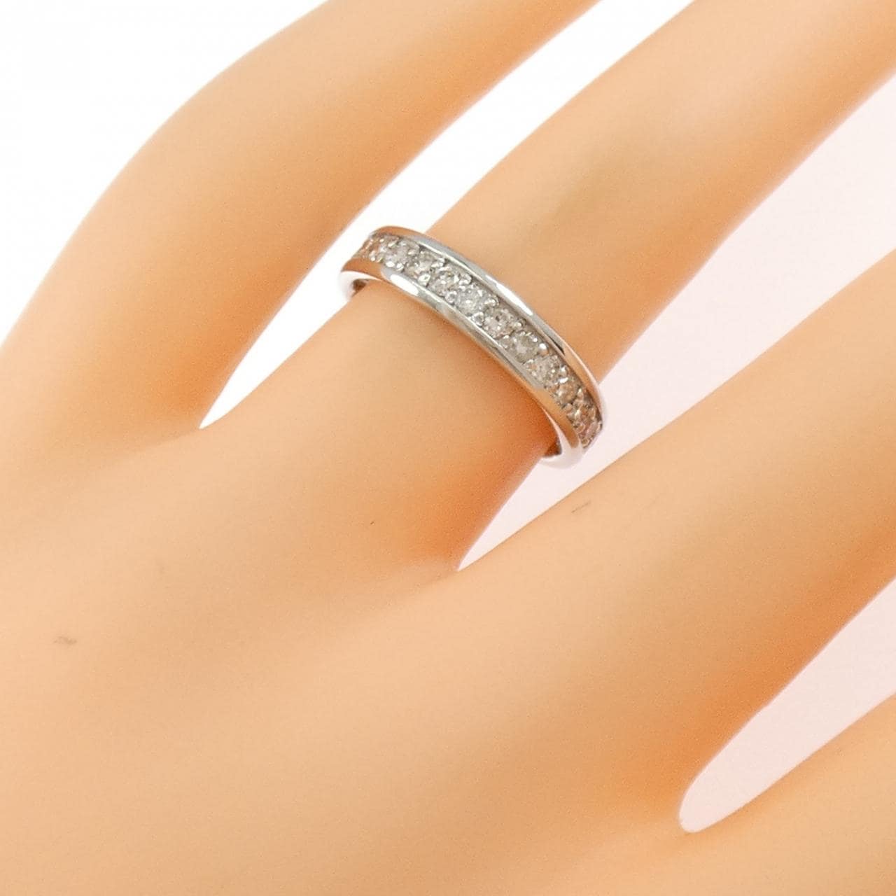 PT900 ハーフエタニティ ダイヤモンド リング 0.50CT