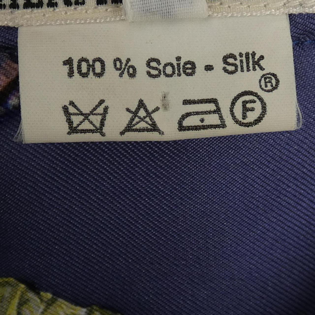 【ヴィンテージ】エルメス HERMES MI NERAUX ツイルレーヌ. シャツ