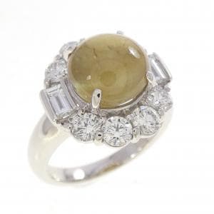 PT900 クリソベリルキャッツアイ リング 5.120CT