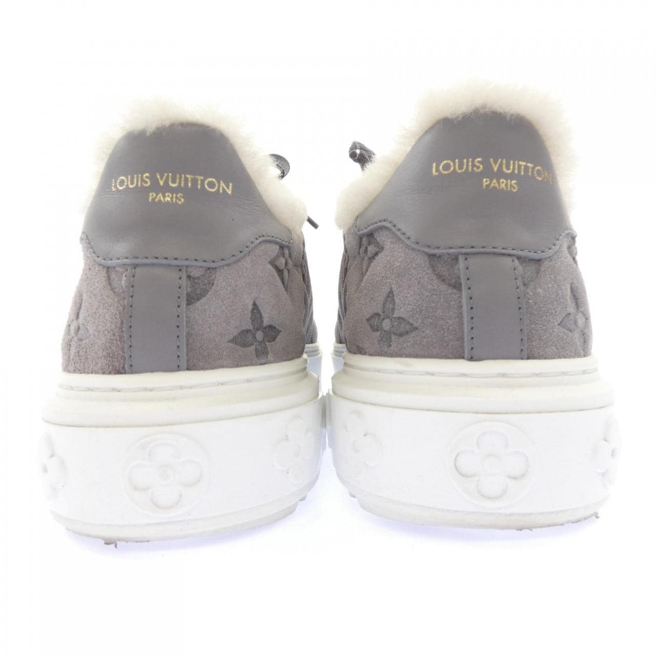 ルイヴィトン LOUIS VUITTON モノグラム フラワーモチーフ タイムアウトライン スニーカー