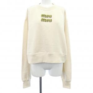 ミュウミュウ MIU MIU エンブロイダリーロゴ MJL984 S000 14AQ スウェット