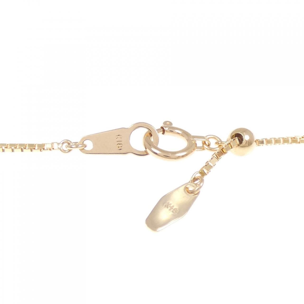 K18PG ダイヤモンド ネックレス 0.78CT