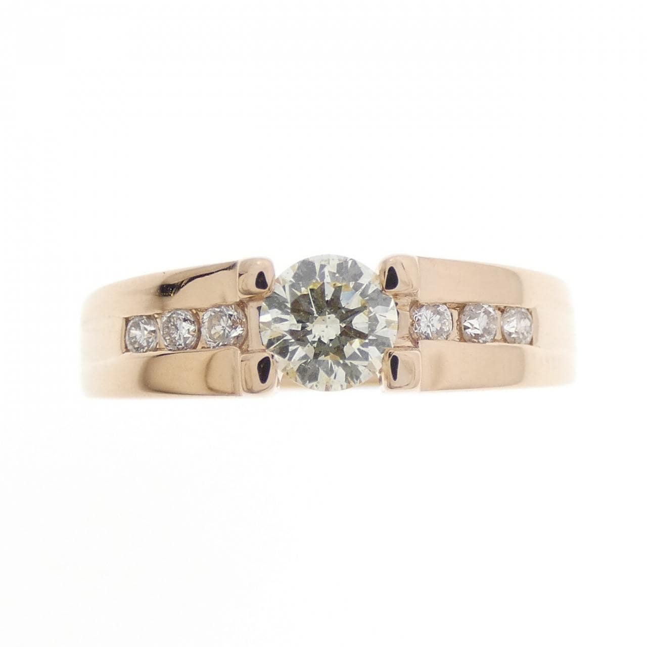 K18PG ダイヤモンド リング 0.307CT