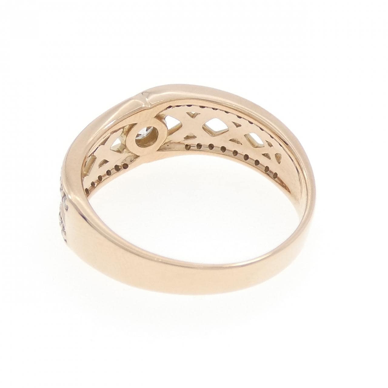 K18PG ダイヤモンド リング 0.36CT