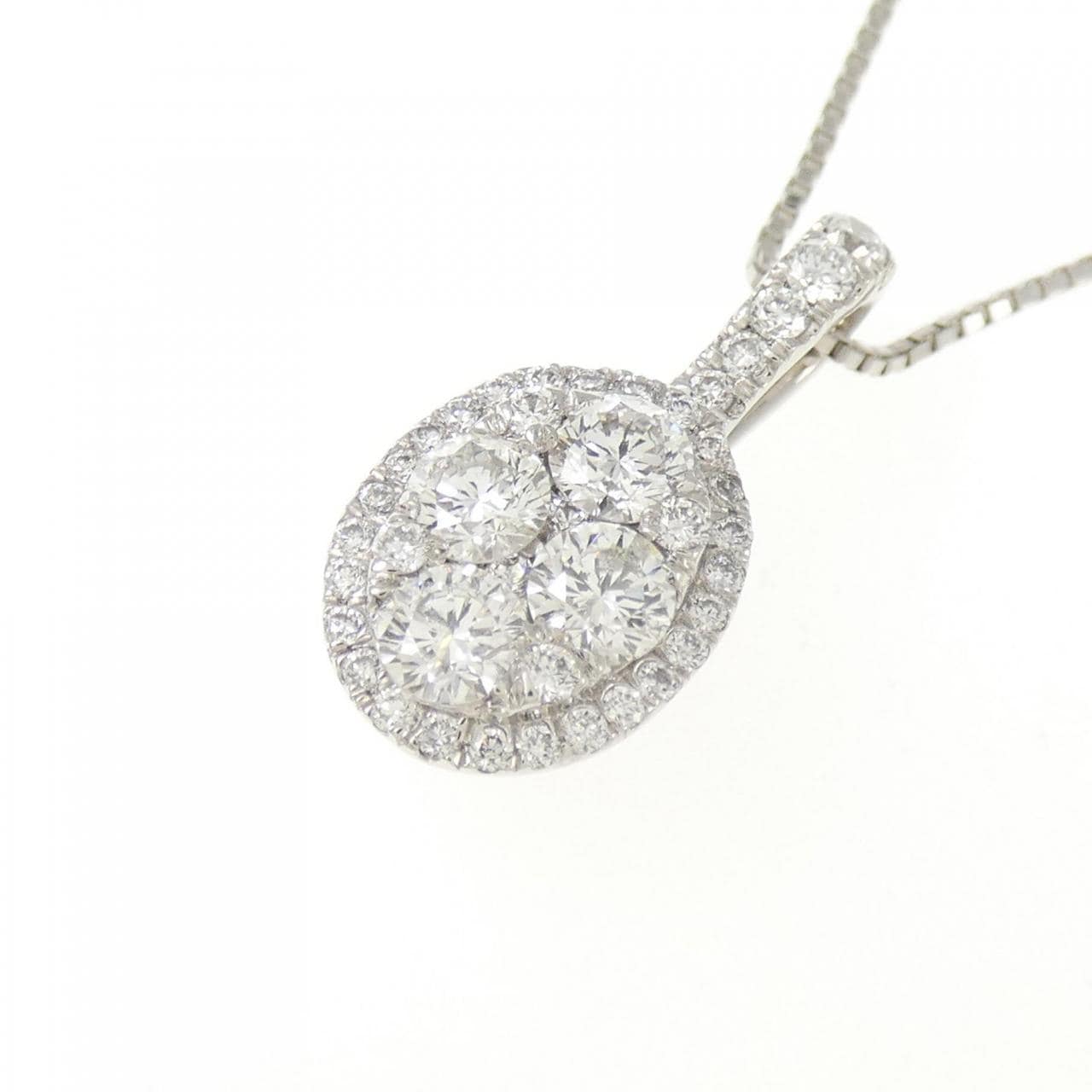 PT900/PT850 ダイヤモンド ネックレス 0.85CT