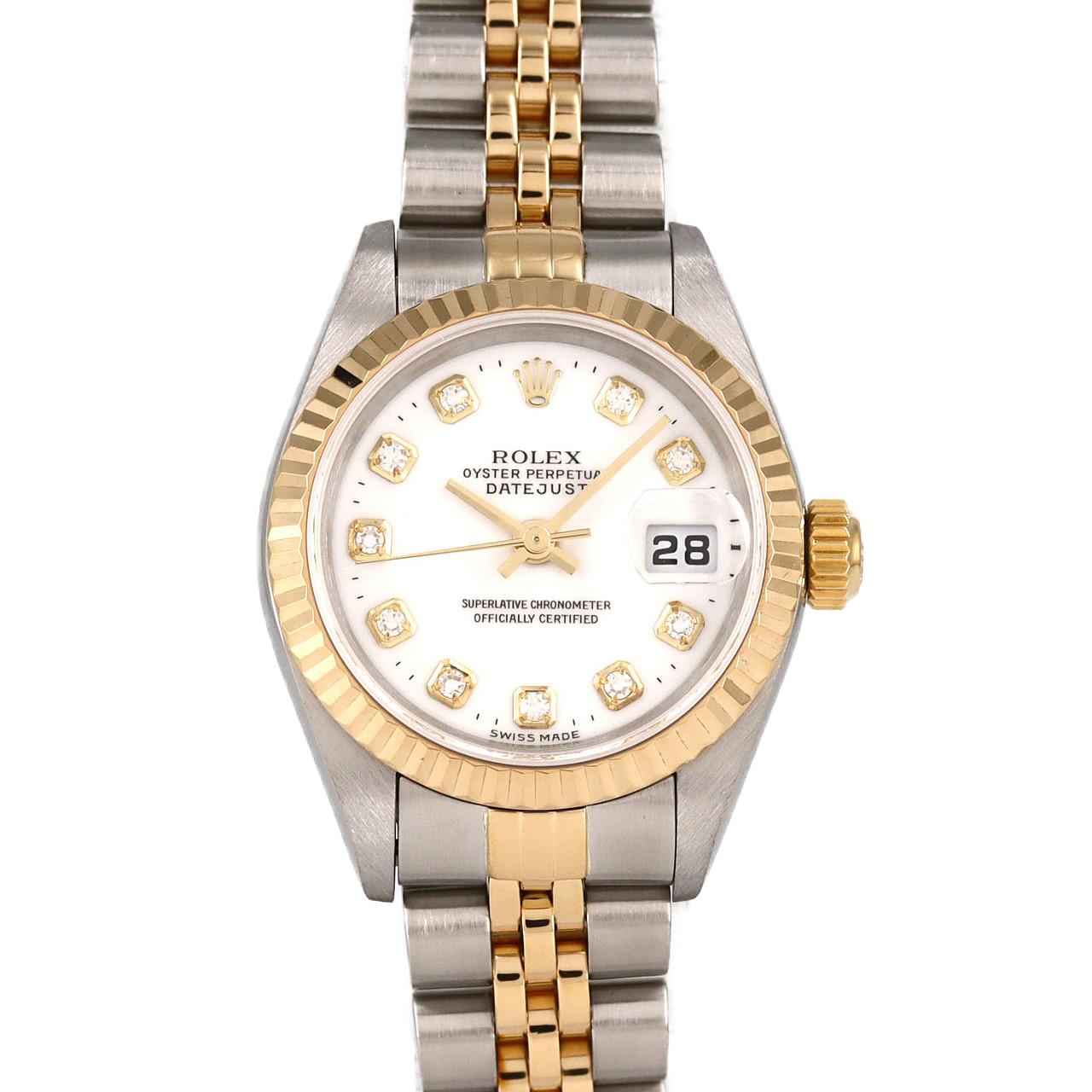 ロレックス デイトジャスト 79173G SSxYG 自動巻 P番