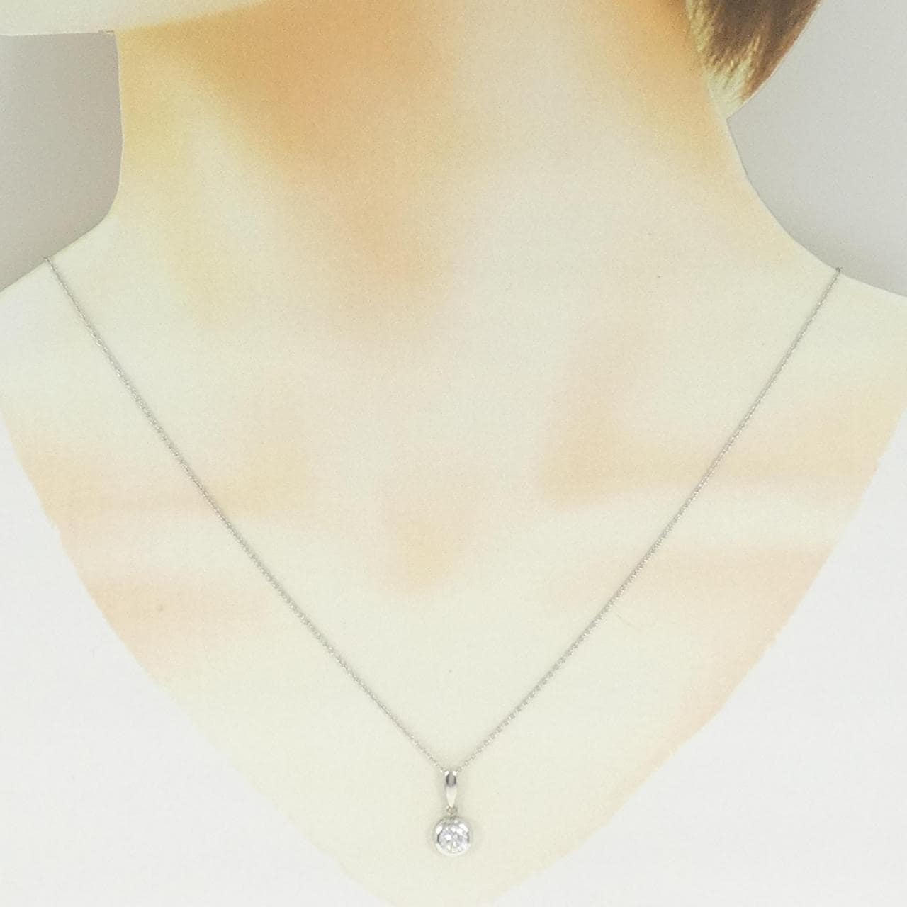 PT900/PT850 ダイヤモンド ネックレス 0.507CT
