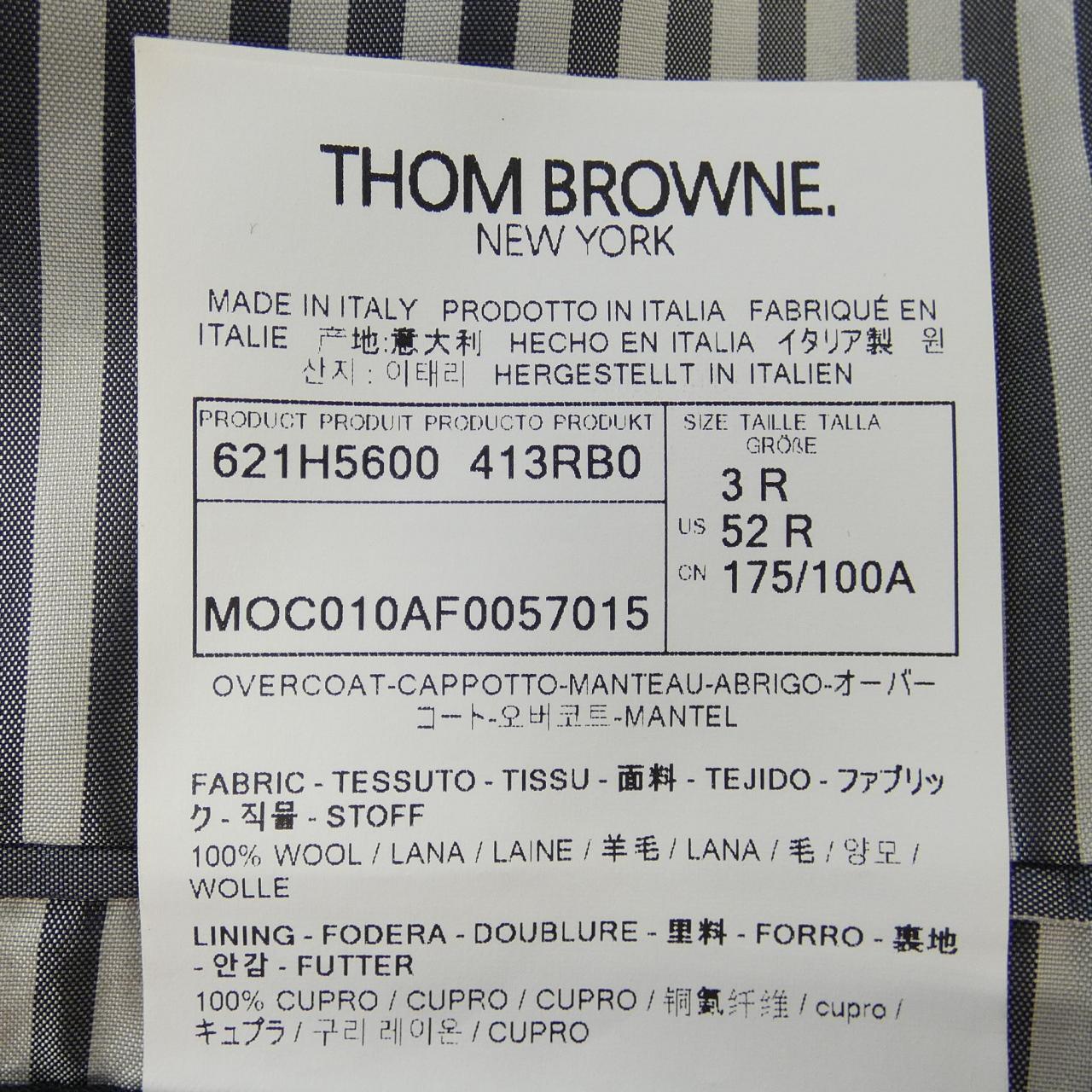 トムブラウン THOM BROWNE MOC010A-F0057 チェスターコート