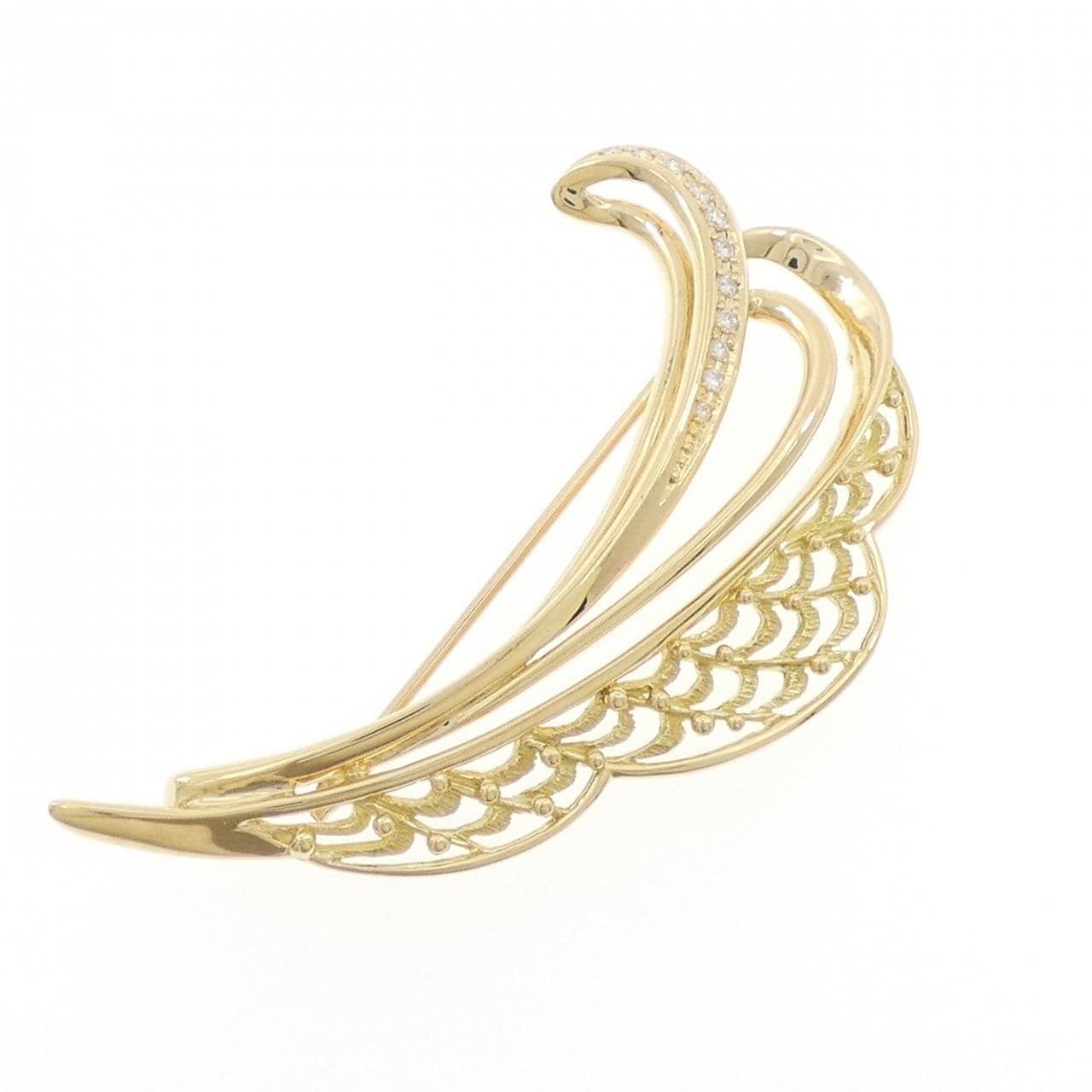 ギンザ タナカ ダイヤモンド ブローチ 0.16CT