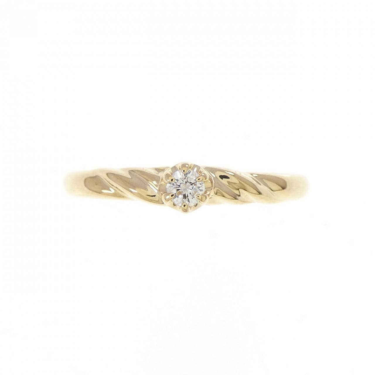 K18YG ダイヤモンド リング