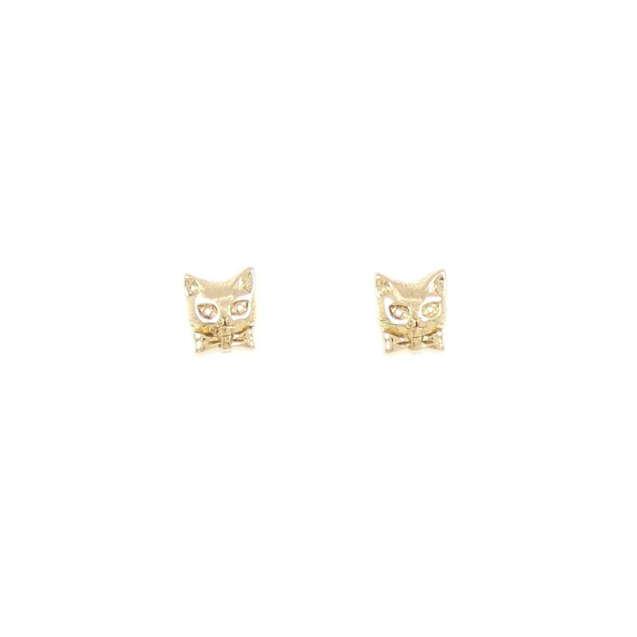 K18YG キャット ピアス
