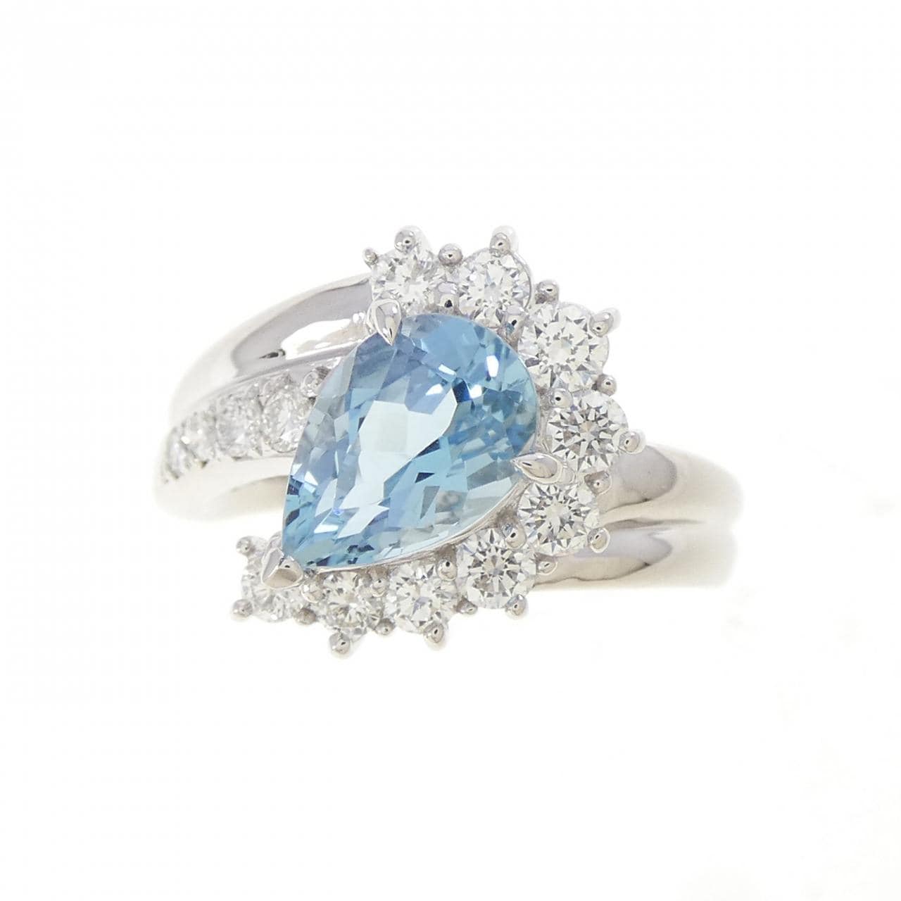 ポーラ アクアマリン リング 0.90CT