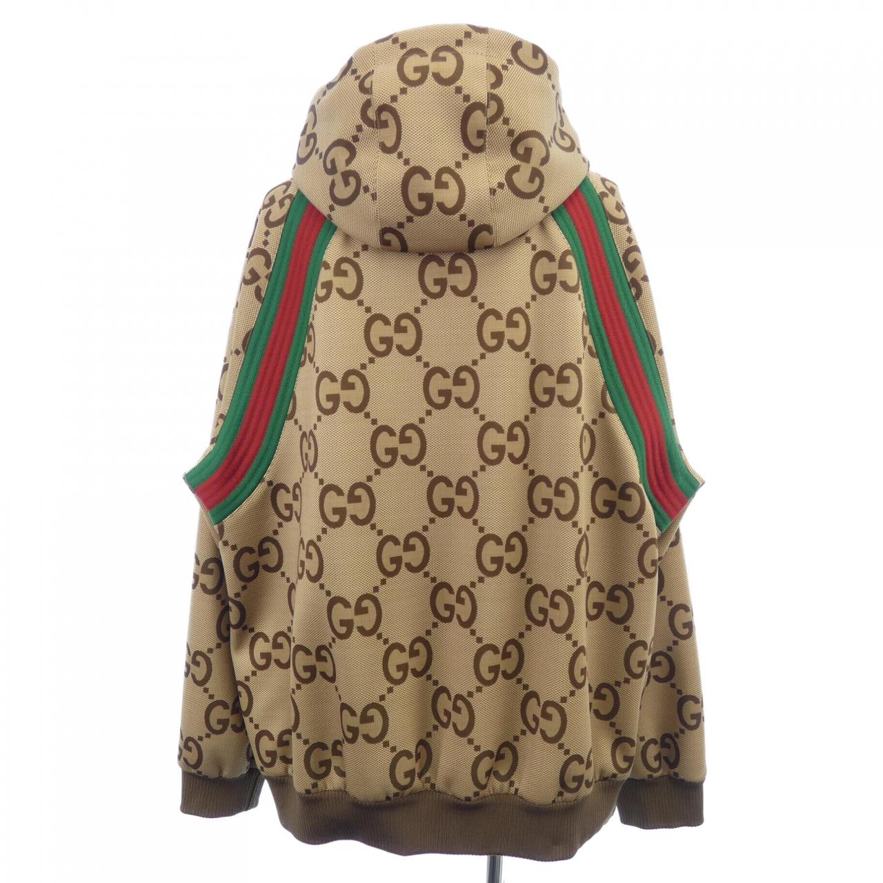 グッチ GUCCI ウェブ ストライプ付き ジャンボ GG ジップジャケット 713974 XJETI ブルゾン