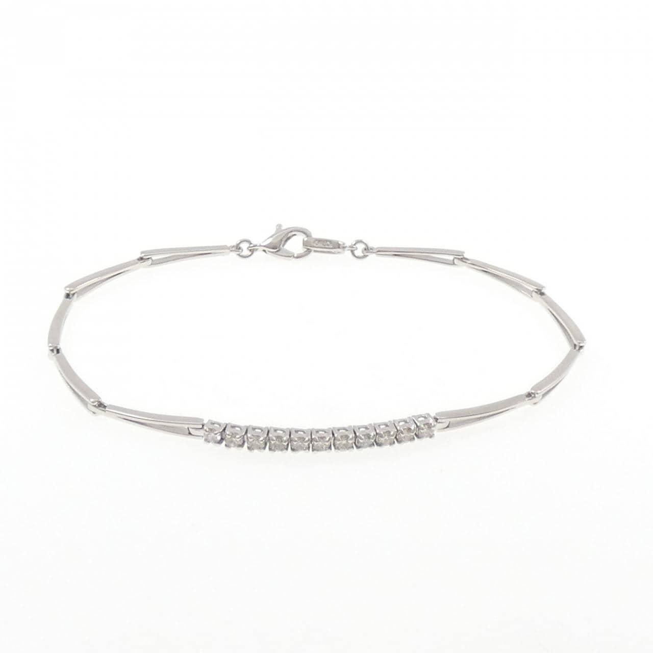 K18WG ダイヤモンド ブレスレット 0.36CT