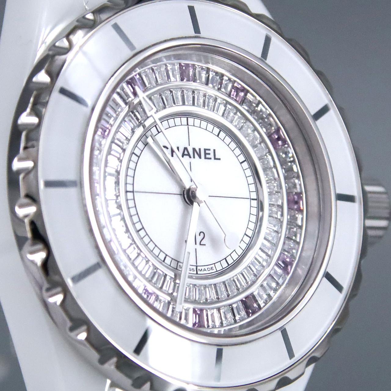 CHANEL シャネル J12 33mm セラミック ラバー レディース腕時計 CHANEL シャネル J12 ホワイトセラミック 33mm H5698 新品