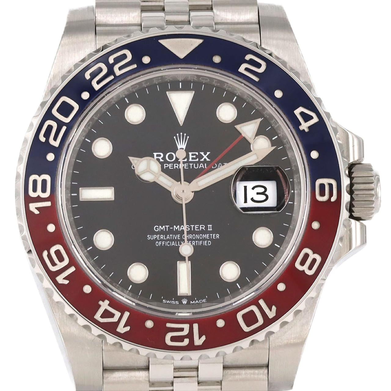 ロレックス GMTマスターⅡ 126710BLRO･5 SS 自動巻 ランダム番