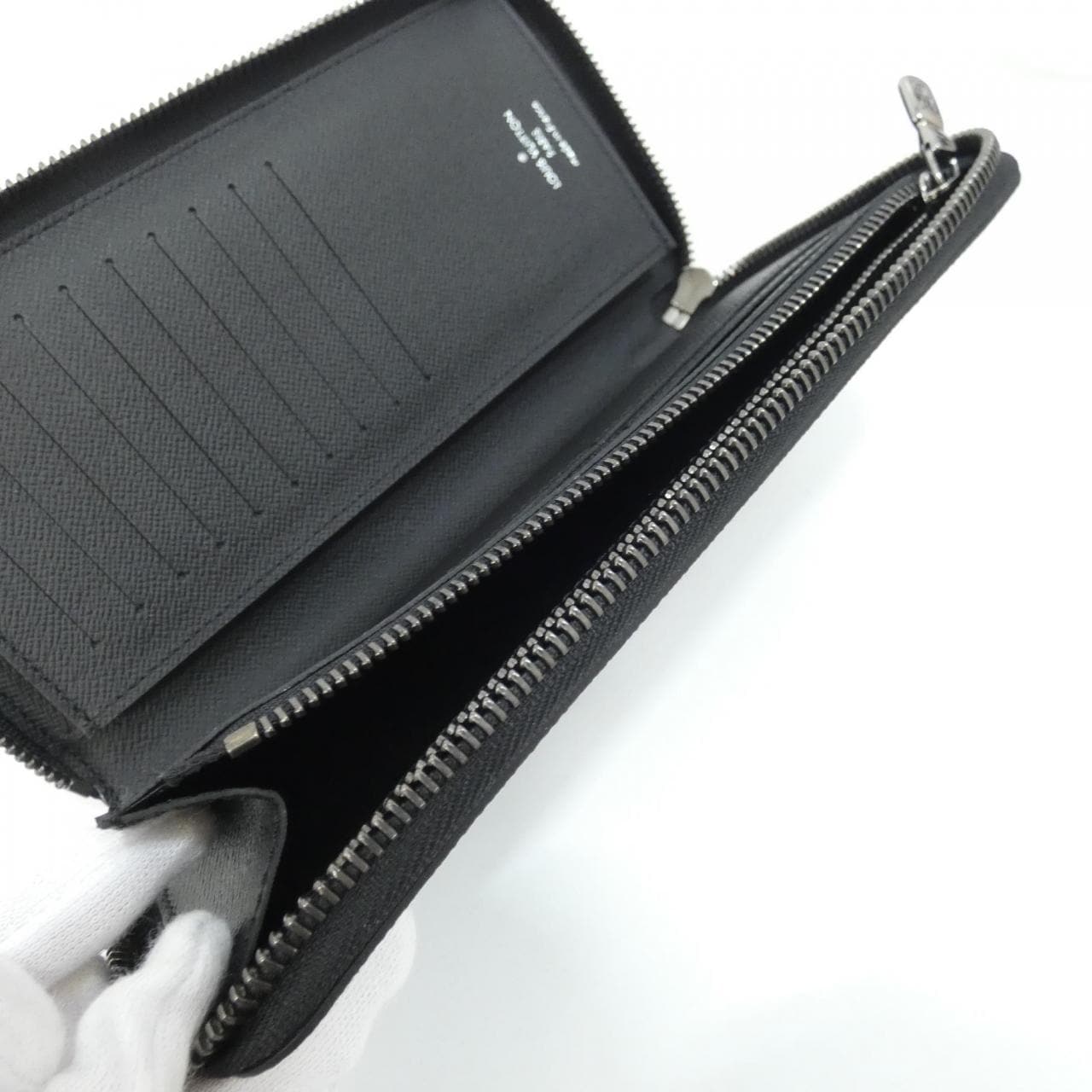 ルイヴィトン モノグラム エクリプス ジッピー ウォレット ヴェルティカル M62295 財布