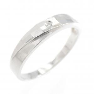 750WG ダイヤモンド リング 0.010CT