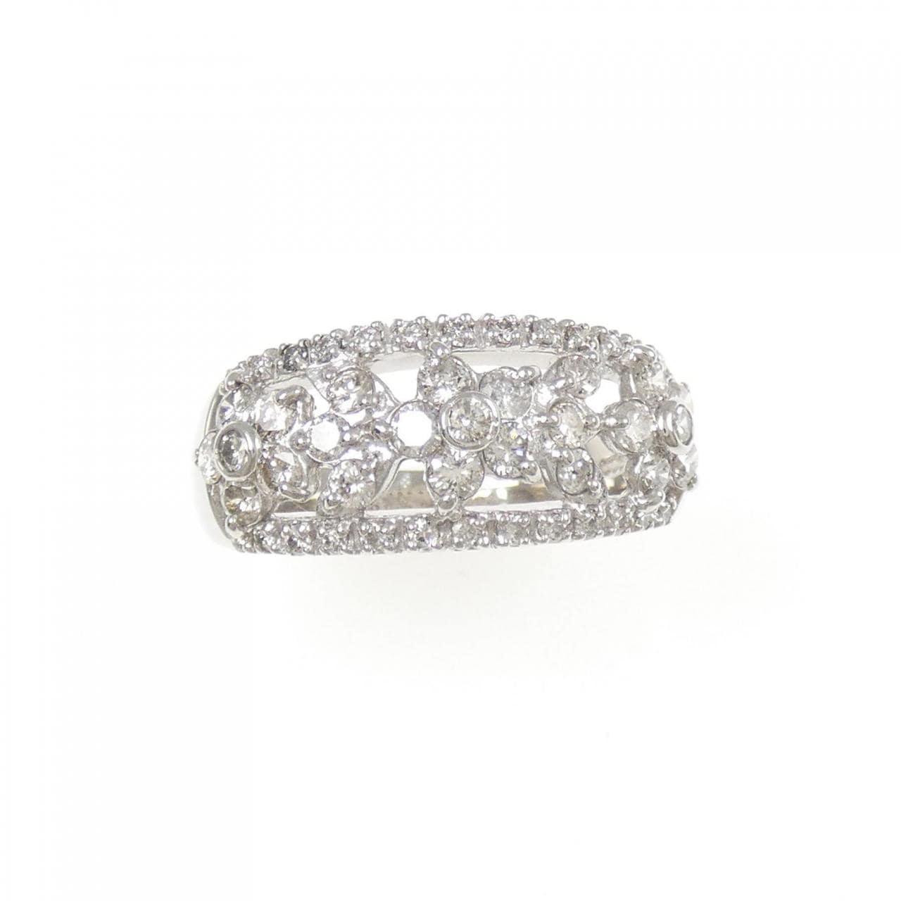 PT900 フラワー ダイヤモンド リング 1.00CT