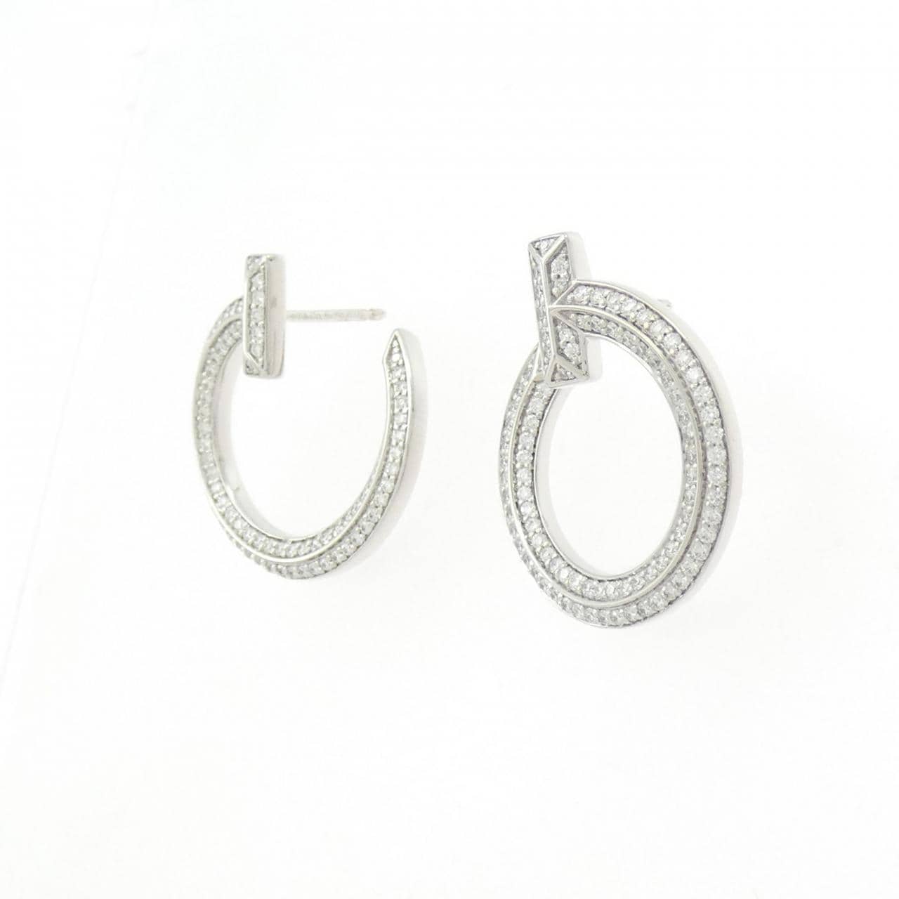 ティファニー Tワン ピアス 0.48CT