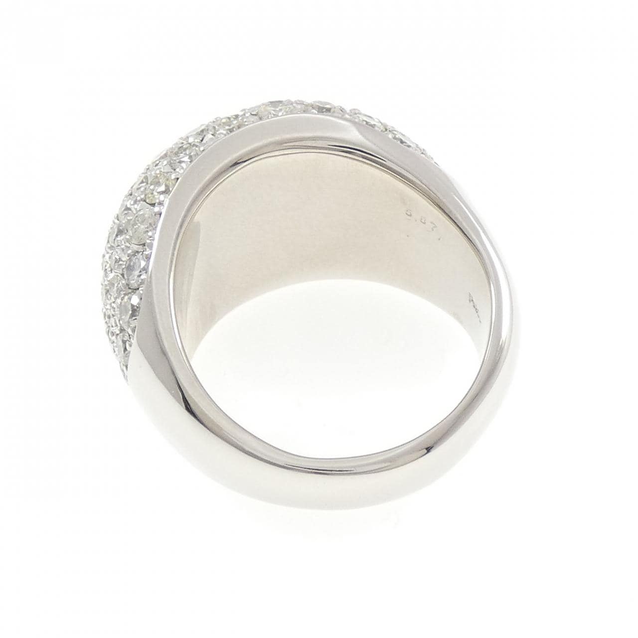 PT900 パヴェ ダイヤモンド リング 5.87CT