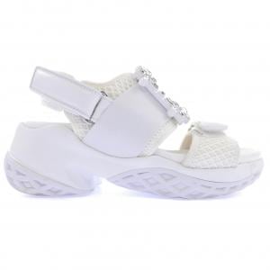 ロジェヴィヴィエ ROGER VIVIER ヴィヴ ラン ストラス バックル サンダル