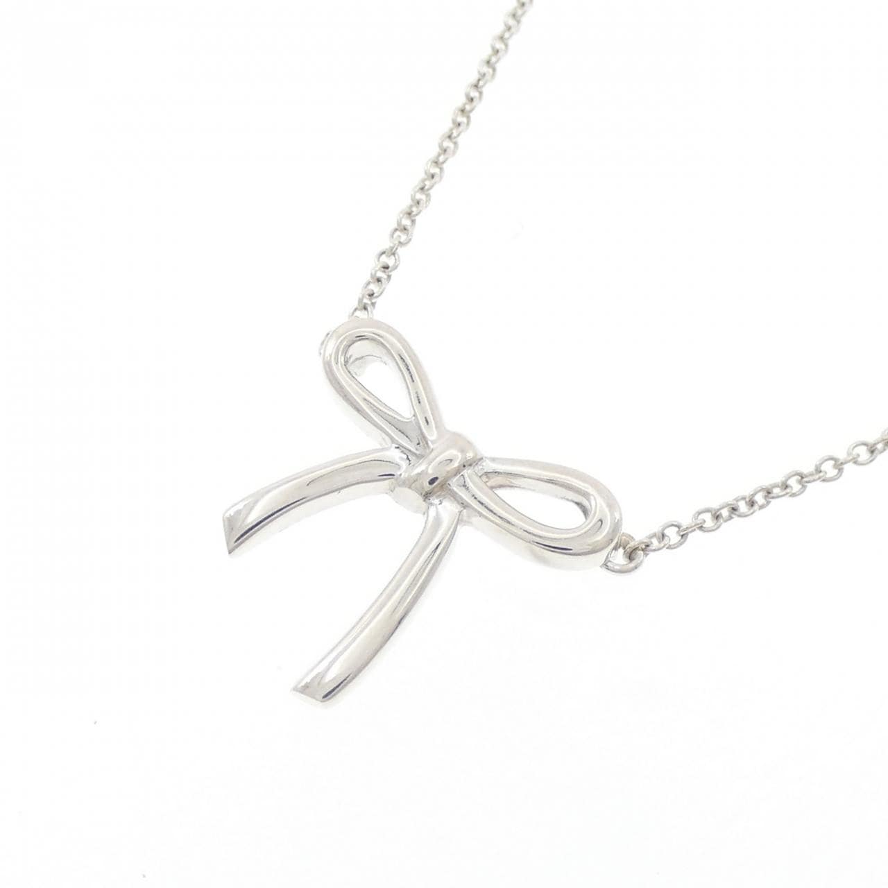 ティファニー ボウ ネックレス