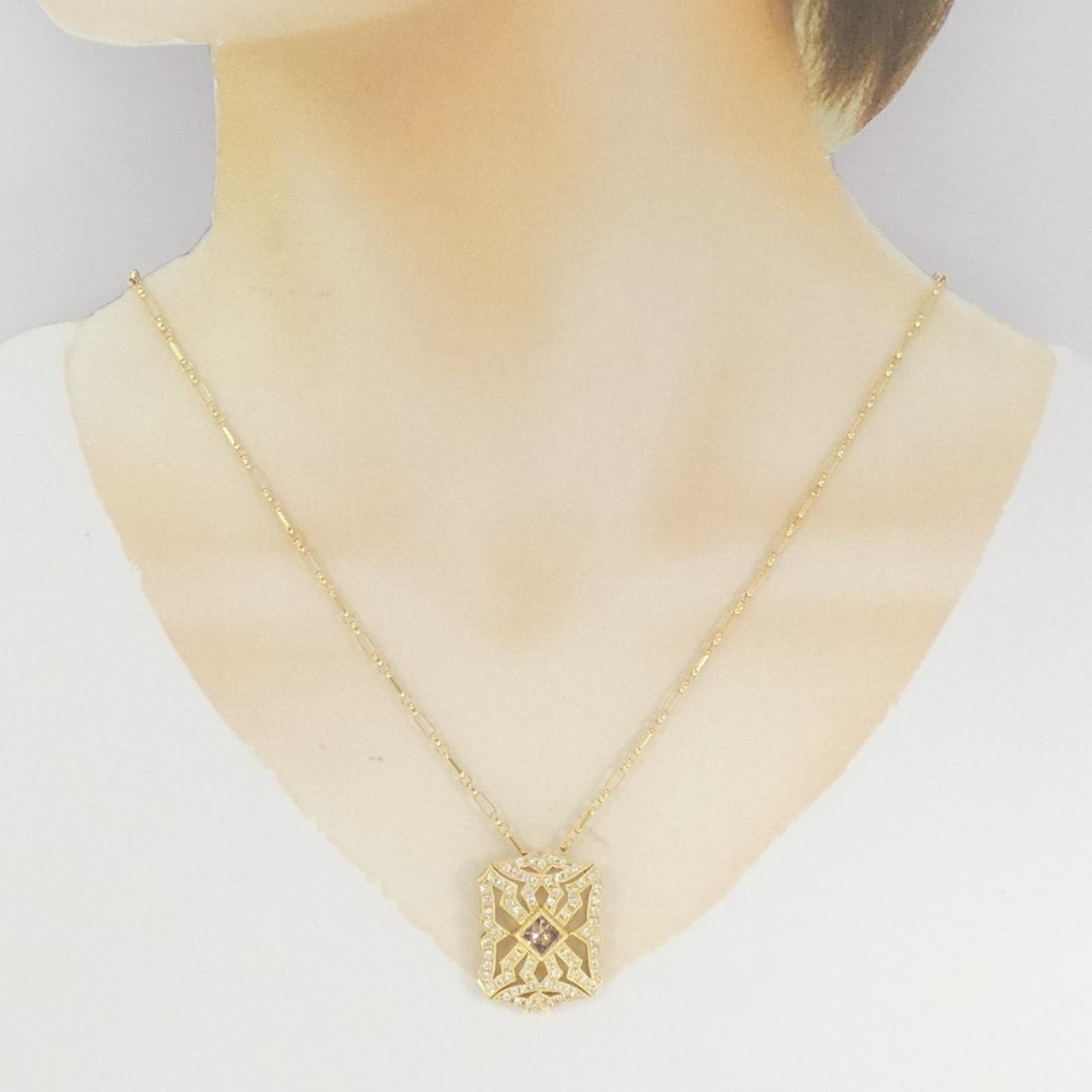 K18YG ダイヤモンド ネックレス 0.83CT