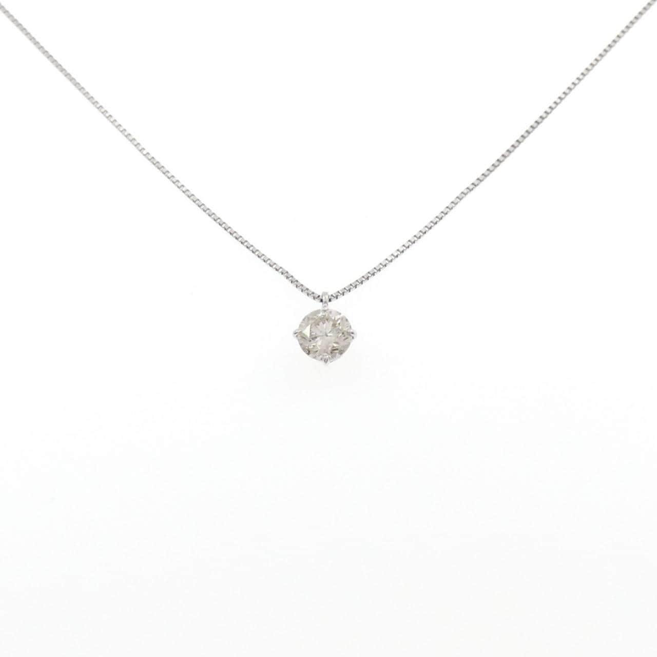 PT950/PT850单钻鑽石項鍊，1.060克拉