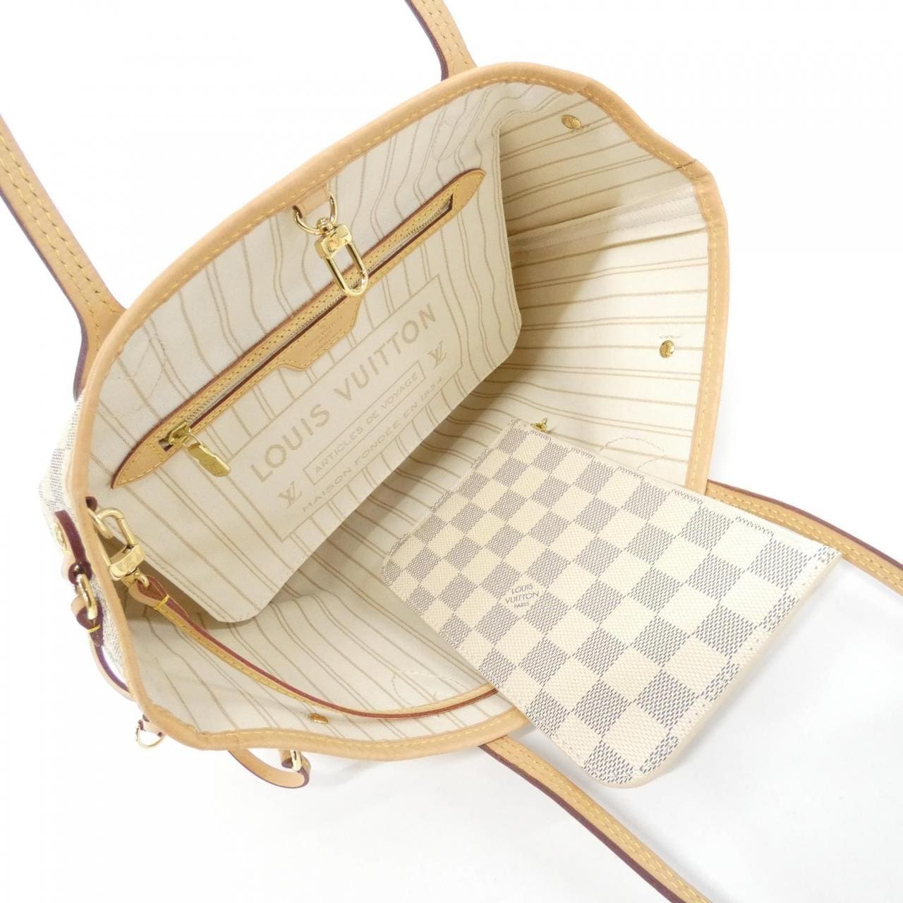 ルイヴィトン ダミエ アズール ネヴァーフル PM N41362 バッグ