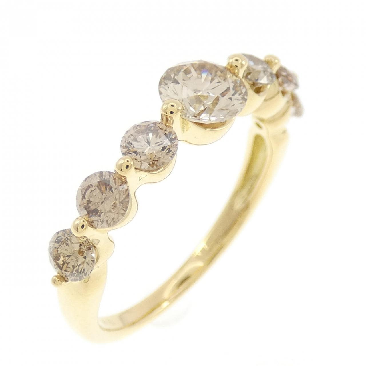 K18YG ダイヤモンド リング 0.70CT