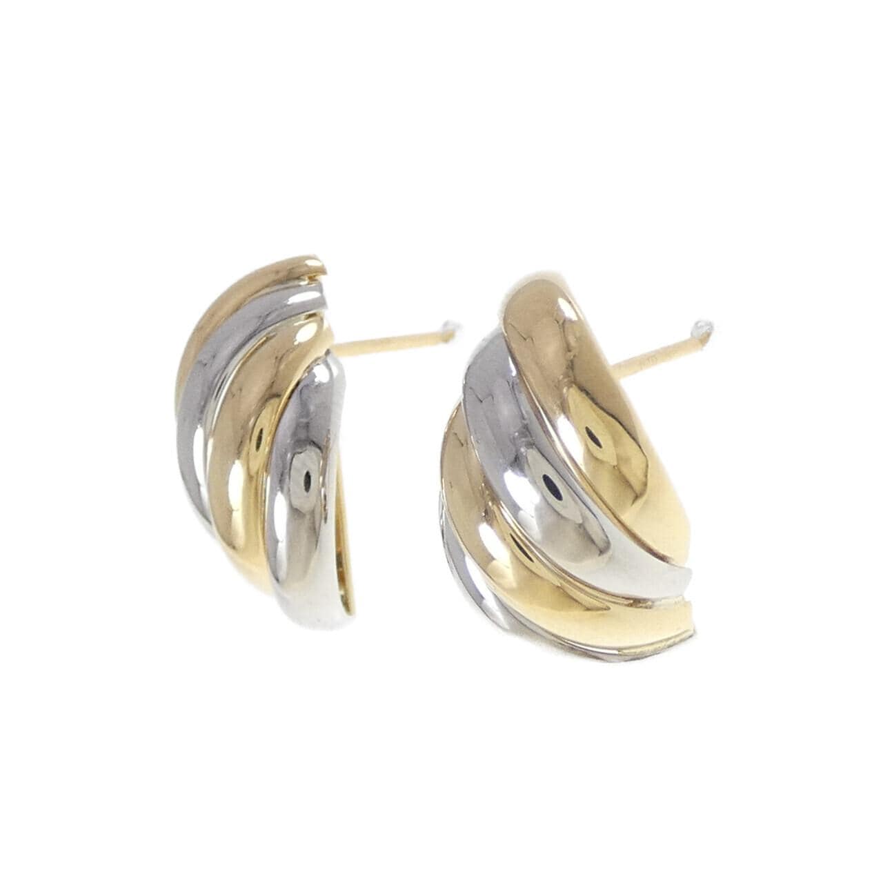 K18YG/PT900 ピアス