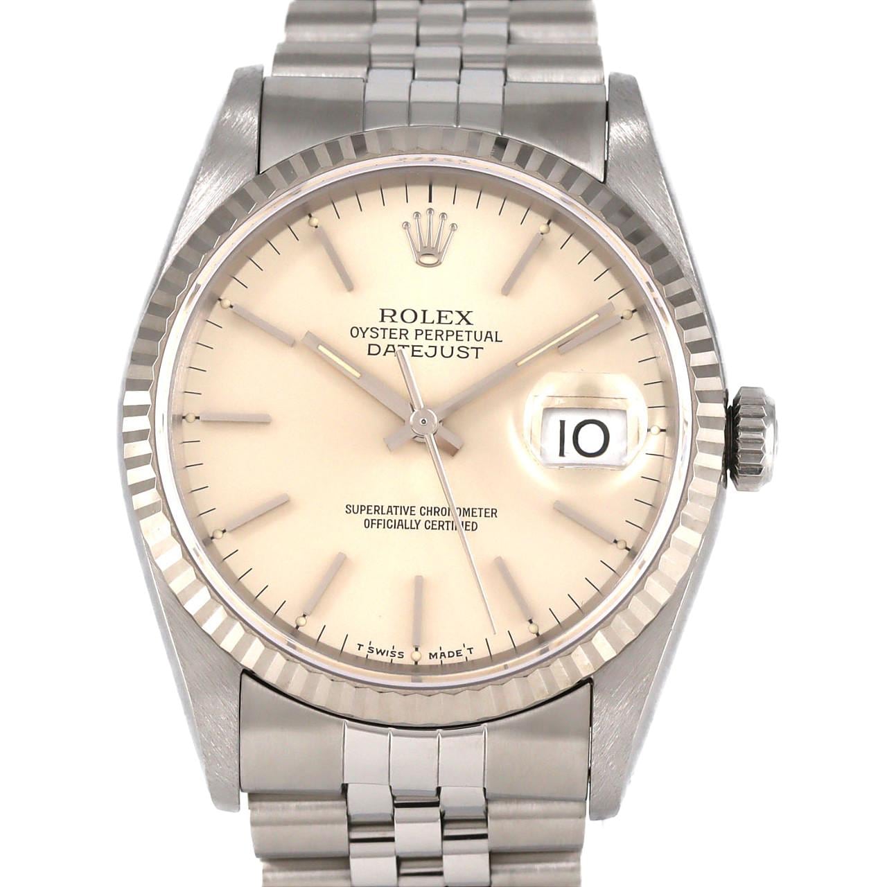 ロレックス デイトジャスト 16234 SSxWG 自動巻 X番