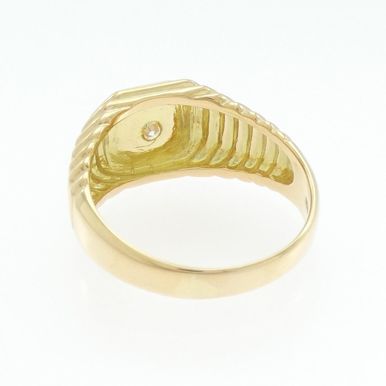 K18YG ダイヤモンド リング 0.103CT