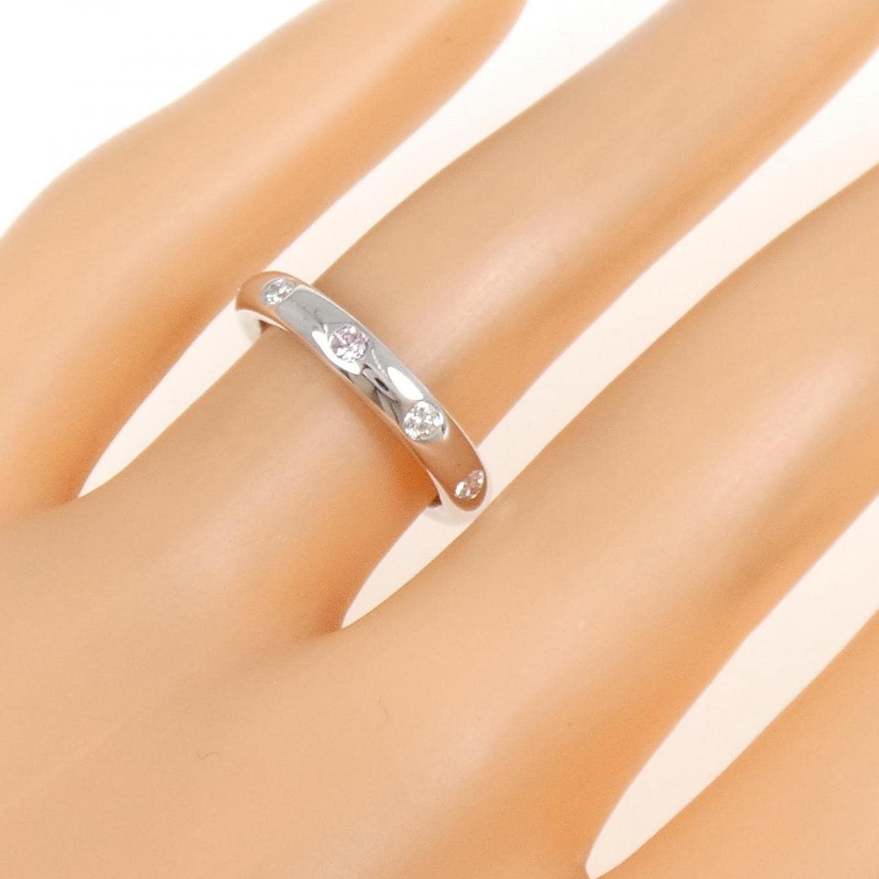 K18WG ダイヤモンド リング 0.37CT