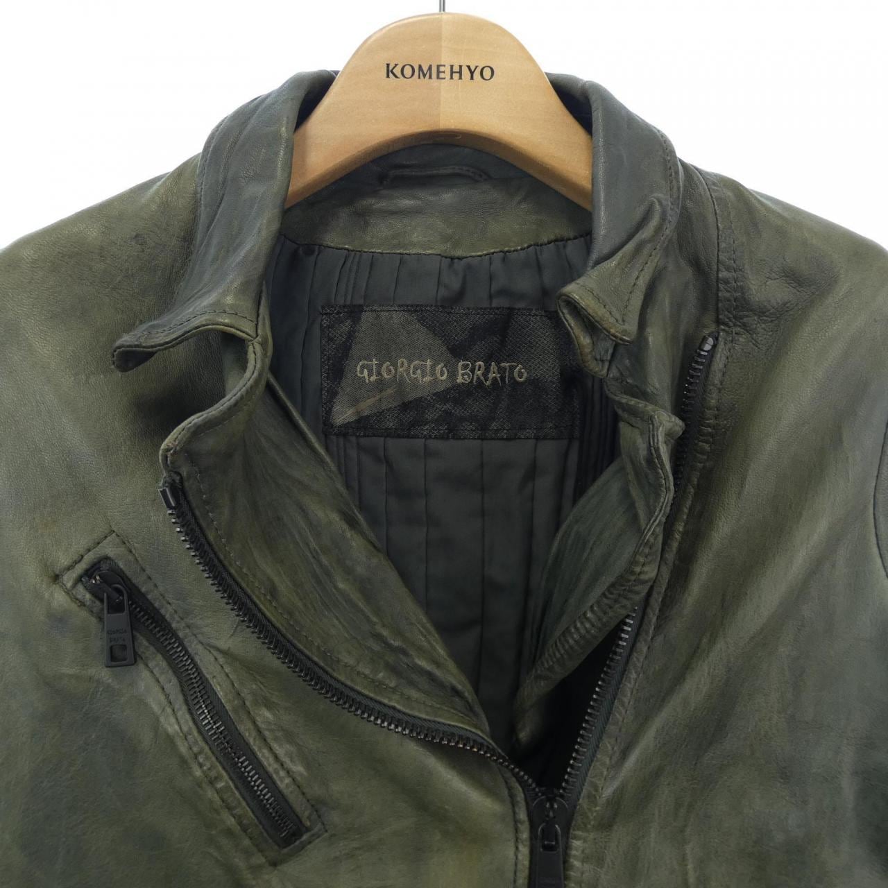 Giorgio Brato レザー M65 フーデッド ジャケット ４６-