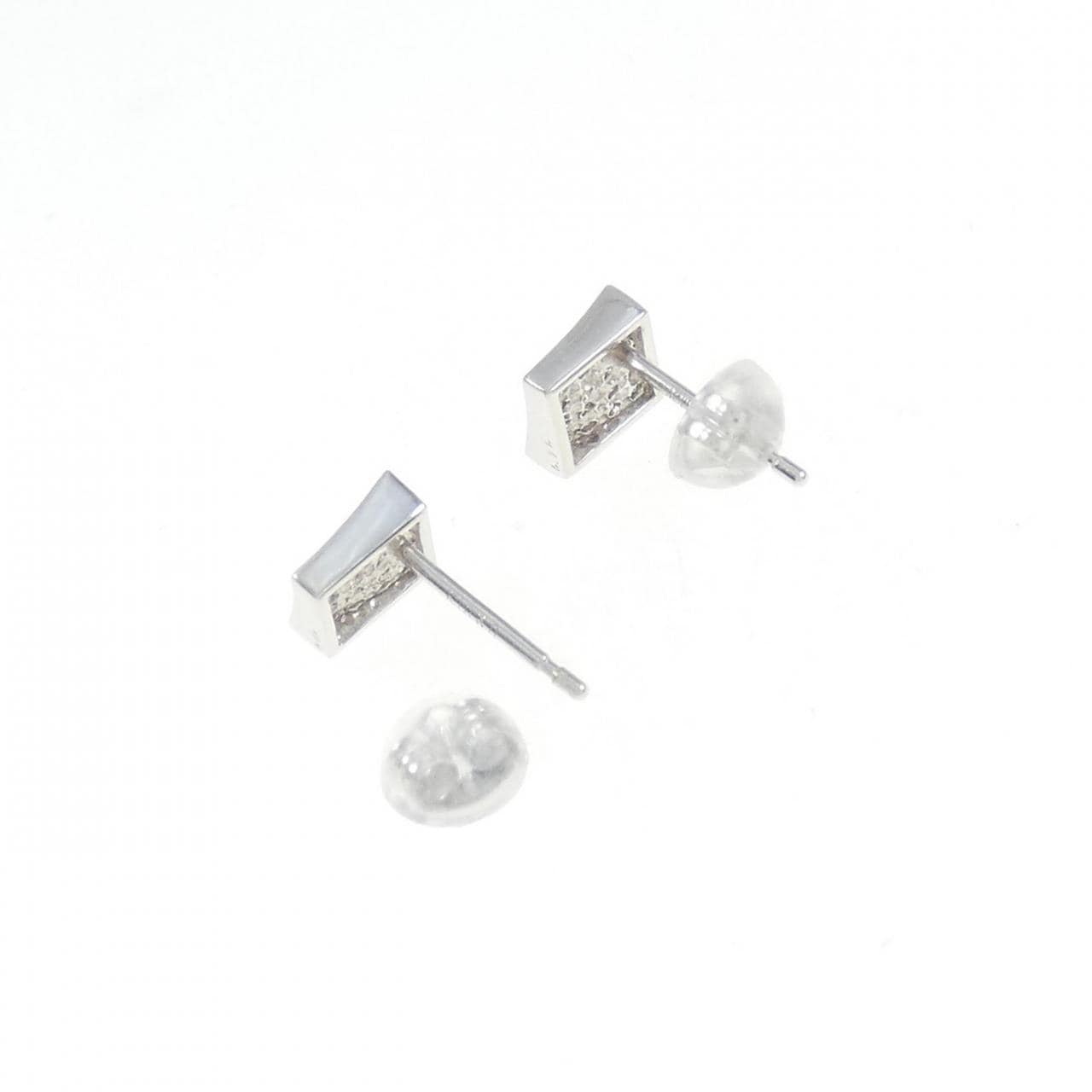 K18WG ダイヤモンド ピアス 0.20CT