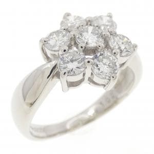 PT900 フラワー ダイヤモンド リング 1.02CT