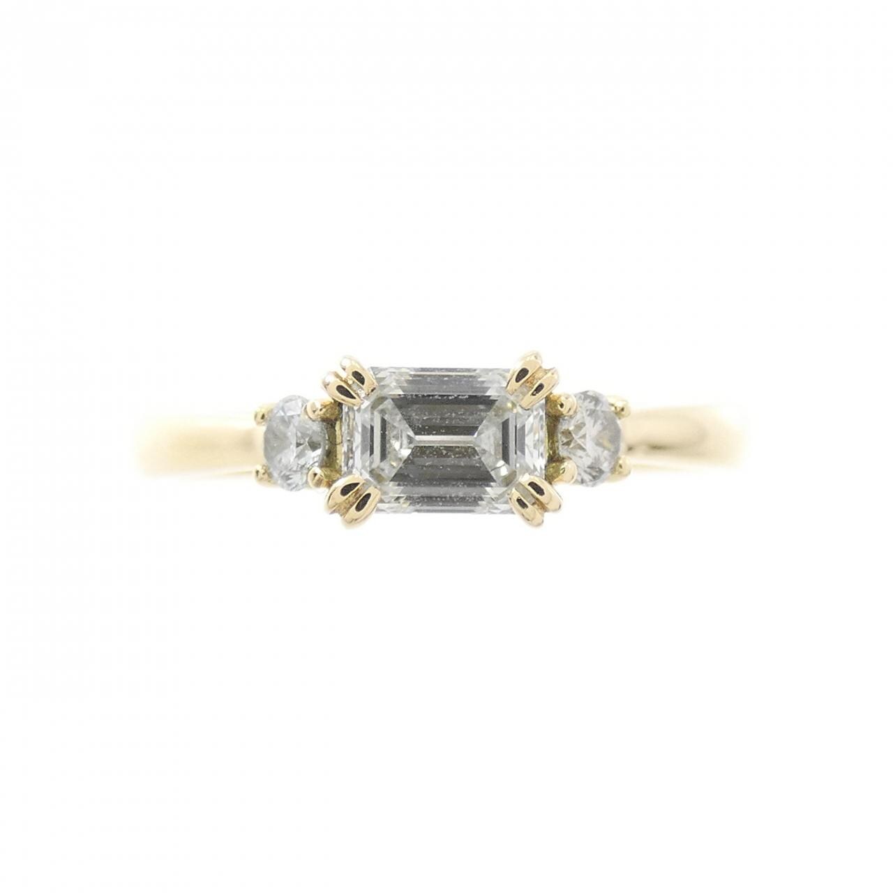 K18YG ダイヤモンド リング 0.334CT